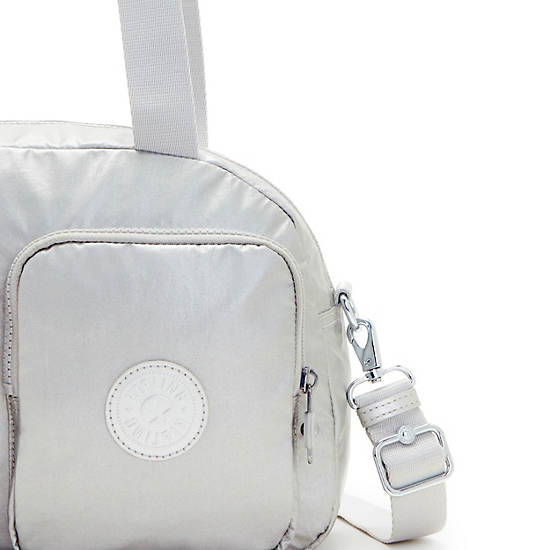 Kipling Cool Defea Metallic Omuz Çantası Gümüş | TR 1818MQ